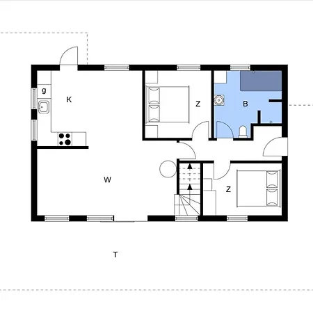 Bv197-blavand-per-knoldsvej-6 Nyaraló *